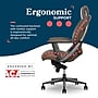 La-Z-Boy Vannes Ergonomic Polyurethane Swivel Executive Chair, Brown (60101-BRN)~#|#~429E5BEA-156F-45DF-806D1BE44DB6B200_sc7