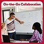TRU RED™ Magnetic Painted Steel Mobile Dry Erase Board, Aluminum Frame, 4' x 3' (TR62619)~#|#~42A28BA5-FD0B-4518-9409D318EF041ECA_sc7