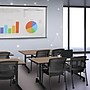 Regency Kobe Flip Top 48"W x 30"D Rectangular Training Room Table, Laminate, With Wheels, Noble Oak (MKFT4830NO)~#|#~42A326AE-664E-4274-ABF241AD441728D7_sc7