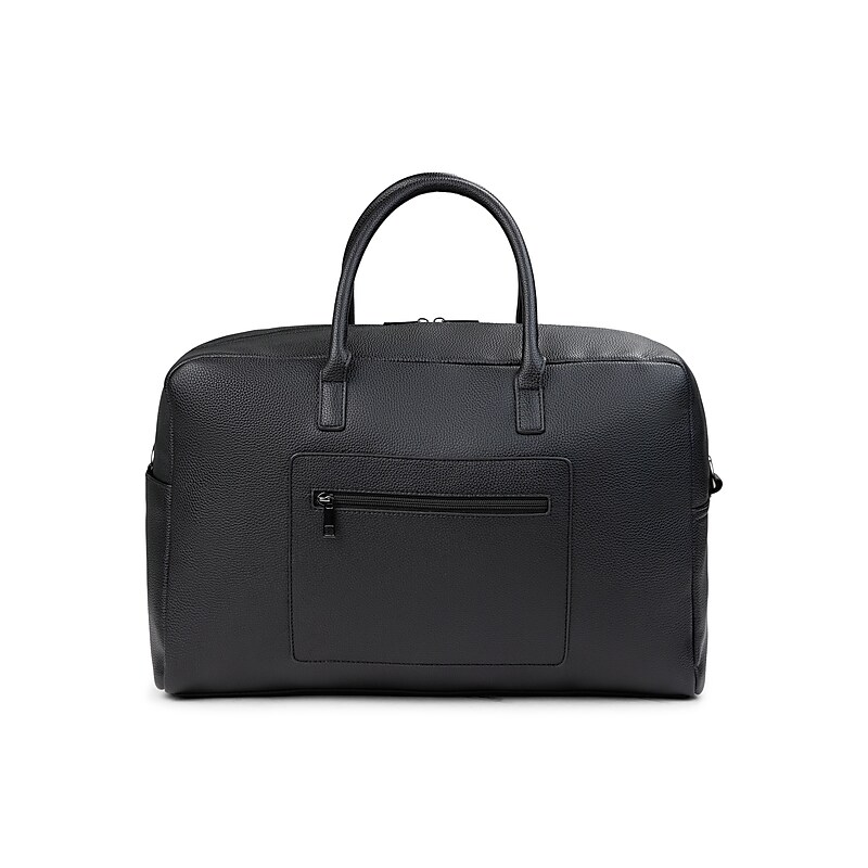 Bond Street Faux Leather Travel Duffel, Black (DUF2749BS-BLACK) image 1