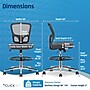 Click365 Armless Mesh Drafting Chair, Grey (CCHR10004B)~#|#~42A62E09-7A01-4057-9A6882921E74819B_sc7