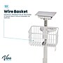 Viva Comfort Edan Elite V-Series Monitor Universal Vital Sign Mobile Stand with Mounting Plate, White (ADIME912-C-MP-07-MK)~#|#~42AA9755-0AE3-4A48-83C89B80450D3EA7_sc7