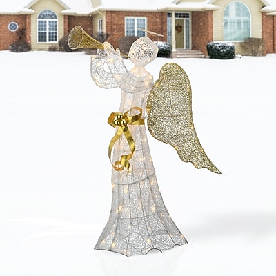 Crystal Splendor Trumpeting Angel - Thumbnail 2