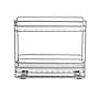 Household Essentials Glidez Metal Organizer, Silver (HH1246-1)~#|#~42AE8894-E01D-43D9-AC8F23952FD09F5D_sc7