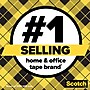 Scotch Removable Double Sided Tape with Dispenser, 3/4" x 11.11 yds., Clear (667)~#|#~42B03E9E-F87E-4A9C-BD96E720E13E168E_sc7