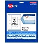 Avery Laser/Inkjet Sealing Labels, 5-7/8" x 4", White, 75 Labels/Pack (19479370769)~#|#~42B50F10-B978-40FC-8B85F408AE697392_sc7
