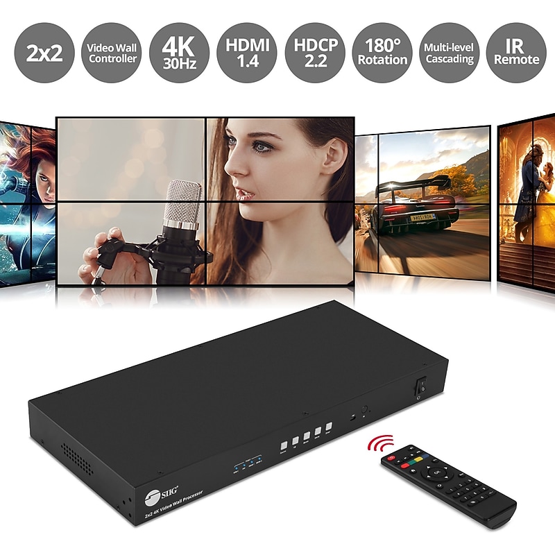 SIIG Video Wall Processor 4K UHD CE-H26E11-S1 image 1