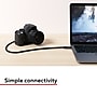 Staples TECH 3.3 ft. USB-C to Micro USB Type-B Audio/Video Cable, Male to Male, Black (ST62445)~#|#~42BECA0B-9052-4410-8392736BF0480B09_sc7