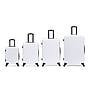 DUKAP Adly 4-Piece Hardside Spinner Luggage Set, TSA Checkpoint Friendly, White (DKADLSMLXL-WHI)~#|#~42C0BF2C-B16B-4E20-96CFB1B14473DE60_sc7
