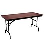 ICEBERG Premium Folding Table, 72" x 30", Mahogany (55224)~#|#~42C15E76-8702-4284-9D193C1EC998EDD9_sc7