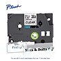 Brother P-touch Laminated Label Tape, ~1" x 26.2', Black on Clear (TZe151)~#|#~42C46886-268D-4B1A-AA41CE14997B6BED_sc7