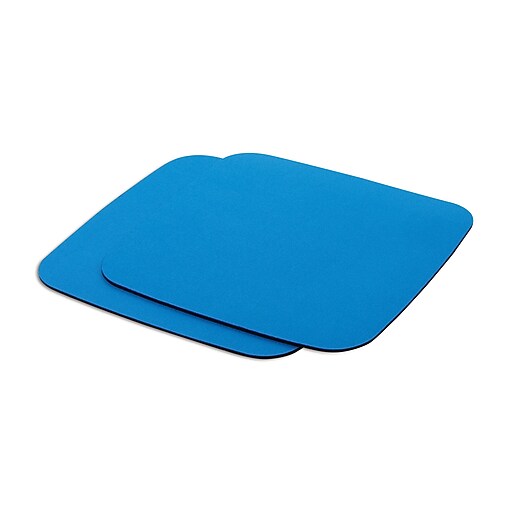 Staples NonSkid Mouse Pads, Blue, 2/Pack (50679) Staples