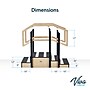 Viva Comfort Physical Therapy Non-slip Staircase with Safety Handles, 500 lbs. Capacity, Natural Wood (ADI906-01-MK)~#|#~42C622A9-3B9C-4536-A27BC93877A41B86_sc7
