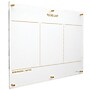 Excello Brands Acrylic Dry-Erase Planning Board, 20" x 30", Gold Print (ACRYLBRD-TOD20X30-GLD)~#|#~42C67ECB-0CC5-4D4D-ACE695D9A1884E6E_sc7
