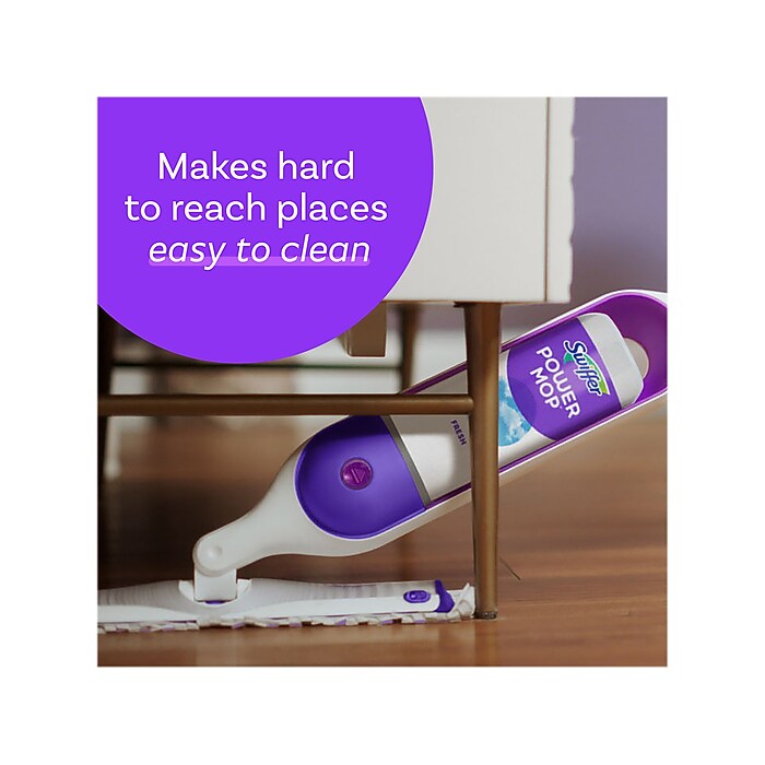 Swiffer PowerMop Starter Kit, Fresh Scent, Purple/White (07242