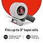 Staples Comfort Grip 3" Packing Tape Dispenser, Gray (ST56467)~#|#~42C9528C-F53C-4F85-8144A56947D27B25_sc7