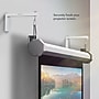 Mount-It! 12" Universal Projector Screen Mount Universal Projector Wall/Ceiling Mount, 2/Pack, White (MI-631WHT)~#|#~42CCCFBA-8D81-4A03-811898274BD15CEE_sc7