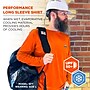 Chill-Its 6689 High Visibility Long Sleeve T-Shirt, Orange, X-Large (12180)~#|#~42CFFF99-A2FB-4E25-B47EE74C15FF0625_sc7