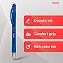 Staples Sonix Retractable Gel Pens, Medium Point, 0.7mm, Blue Ink, Dozen (13563-CC)~#|#~42D0C53F-A07F-42A2-92A53EBDB48ED995_sc7