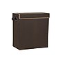 Household Essentials Collapsible Double Laundry Hamper with Lid, Brown (HH5614)~#|#~42D151DC-6EDE-4B6A-AB681360283FC9B1_sc7