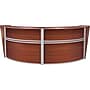 Regency Marque 124.5"W Curved Reception Desk Workstation, Cherry (77292CH)~#|#~42DBB6E0-92B3-4CF8-9007789D5C9BEBAB_sc7