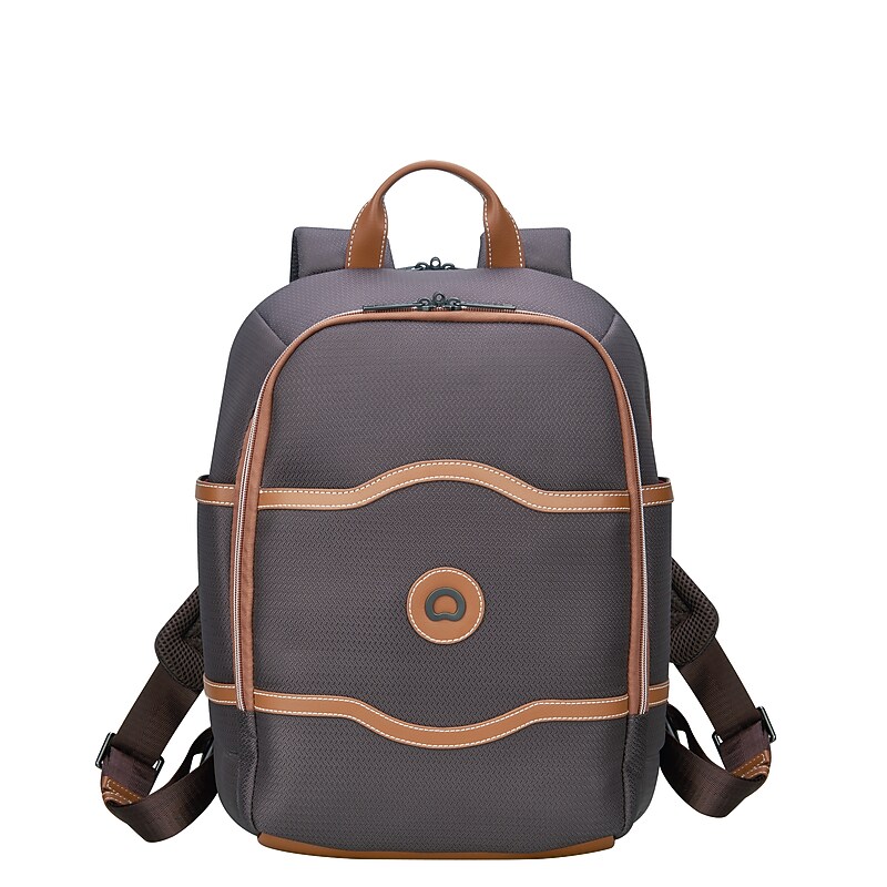 Delsey Chatelet Air 2.0 2-Piece Laptop Backpack Set, Medium, Chocolate (40167660106) image 1