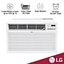 LG 230-Volt 11800 BTU 11500 (BTU DOE) Wall Air Conditioner with Remote, White (LT1233HNR)~#|#~42DF4B96-46F2-4726-87AED846DF430D6C_sc7