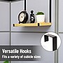 Mind Reader Hanging Desk Shelf, Brown (HOOKSHELF-BRN)~#|#~42E12C9D-DD86-41FC-B8C50E24190D59D9_sc7