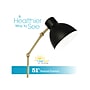 OttLite Adapt LED Desk Lamp, 22", Black/Brushed Brass (CS01B19-SHPR)~#|#~42E2E4A2-0DAE-4403-81DD215E37E36E86_sc7