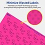 Avery Laser/Inkjet Square Multipurpose Labels, 1" x 1", Neon Magenta, 1920/Pack (94103)~#|#~42E57F8A-9367-486C-9C2859287D15AD2E_sc7