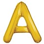 Party City (Air-Filled) 16" "A" Foil Balloon, Gold, 2/Pack (AM60050214-19)~#|#~42E9DB54-759D-48DE-82A7DF6741A2F5DB_sc7