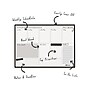 Carpe Diem Black 8.3" x 11.7" Weekly Planner, Black/White, 6/Pack (9120-CD)~#|#~42EAA003-B01F-47D9-A9E2B8A2A9F3AA3C_sc7