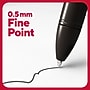 TRU RED™ Quick Dry Gel Pens, Fine Point, 0.5mm, Black, Dozen (TR54471)~#|#~42ED4309-30B2-4685-A8B2895BB94B2CC0_sc7
