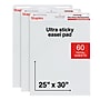 Staples Ultra Sticky Wall Easel Pad, 25" x 30", 20 Sheets/Pad, 3 Pads/Pack (ST62840)~#|#~42F02302-BF98-4967-B429527FF892A4CF_sc7