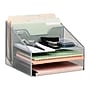 Mind Reader Metal Desktop Organizer Vertical File Holder Paper Letter Tray, Silver (MESHBOX5-SIL)~#|#~42F3A73D-D7D3-4BE4-B4B491D5294A5993_sc7