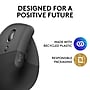 Logitech Lift Left for Business Wireless Ergonomic Left Handed Optical Mouse, Graphite (910-006467)~#|#~42F463F2-B348-43C0-965A9FB2A657BA04_sc7
