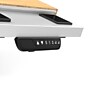 VersaDesk PowerLift Triad 72"W Electric Adjustable Drafting Table, Bamboo/White (TRDT-7230-WNB)~#|#~42F6C61C-283E-42C1-BB2C2501C80F86A8_sc7