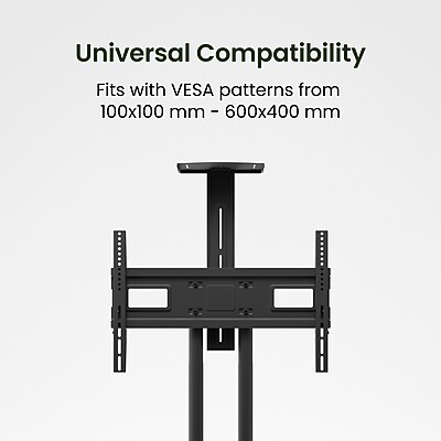 Kanto MTM70PL Height Adjustable Rolling TV Stand for 40″ – 70″ TVs and Interactive Displays, Black Sansujyuku sansujyuku.com
