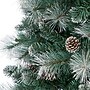 Nearly Natural 7' Frosted Tip British Columbia Mountain Pine Artificial Christmas Tree with 400 Clear Lights (T1852)~#|#~42FC4C46-CB0A-4AF7-9E739B8D4A1B9EE8_sc7
