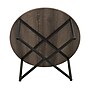 Household Essentials Jamestown Round Coffee Table, Ashwood/Black (HH8079-1)~#|#~42FFF133-CC9E-4ECB-91A2182569112BC6_sc7