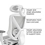 Staples Dexley Ergonomic Mesh Swivel Task Chair, Gray (UN61365)~#|#~4301E4BA-3F25-480F-B84A794C9BAC47A4_sc7