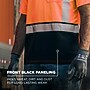 GloWear 8286BK High Visibility Short Sleeve Black Bottom T-Shirt, ANSI Type R Class 2, Orange, X-Large (22195)~#|#~4308F71F-3363-47D1-BFE68E06877BBB76_sc7