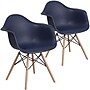 Flash Furniture Alonza Plastic and Wood Accent Chair, Navy, 2/Pack (2FH132DPPNY)~#|#~43092952-F384-47F2-9D24D1554CF370E8_sc7