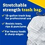 CloroxPro Glad 13 Gallon Drawstring Kitchen Trash Bag, Unscented, Gray, 110 Total Bags (22657)~#|#~4315C2A4-A0F3-4236-AD574B4E8712350C_sc7