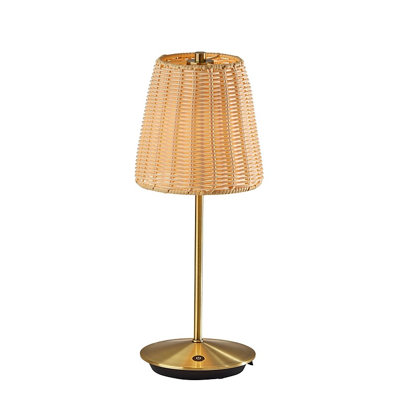Adesso Andy LED Table Lamp, Antique Brass (4074-21) image 1