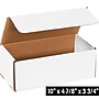 10" x 4-7/8" x 3-3/4" Corrugated Mailer, White, 50/Bundle (BSMLR6)~#|#~431AFF51-AD69-436E-8877E7E5C860F176_sc7