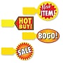Cosco Sale/Promotional Indoor Shelf Wobblers, 6" x 3", Assorted Colors, 36/Pack (098424)~#|#~431B540B-A408-47E1-8C6008C567EFDA7C_sc7