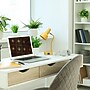 Simple Designs Sleek Essentials LED Desk Lamp, 15.2", with USB Ports, Yellow (LD1072-YLW)~#|#~431B885B-33CD-474A-A531992329BFFCB9_sc7