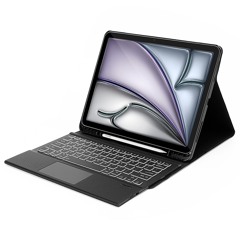 SaharaCase Navigate Series Keyboard Case for iPad Air 13" (M3/M2), Scorpion Black (TB00418) image 1