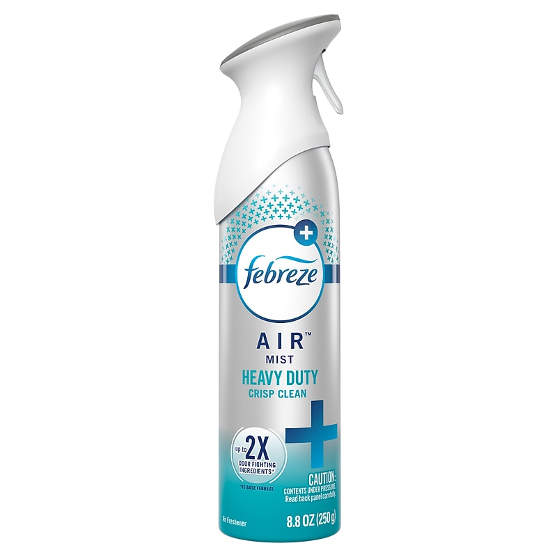 Febreze AIR Heavy Duty Air Freshener Aerosol, Crisp Clean Scent, 8.8 oz. (PGC96257) image 1